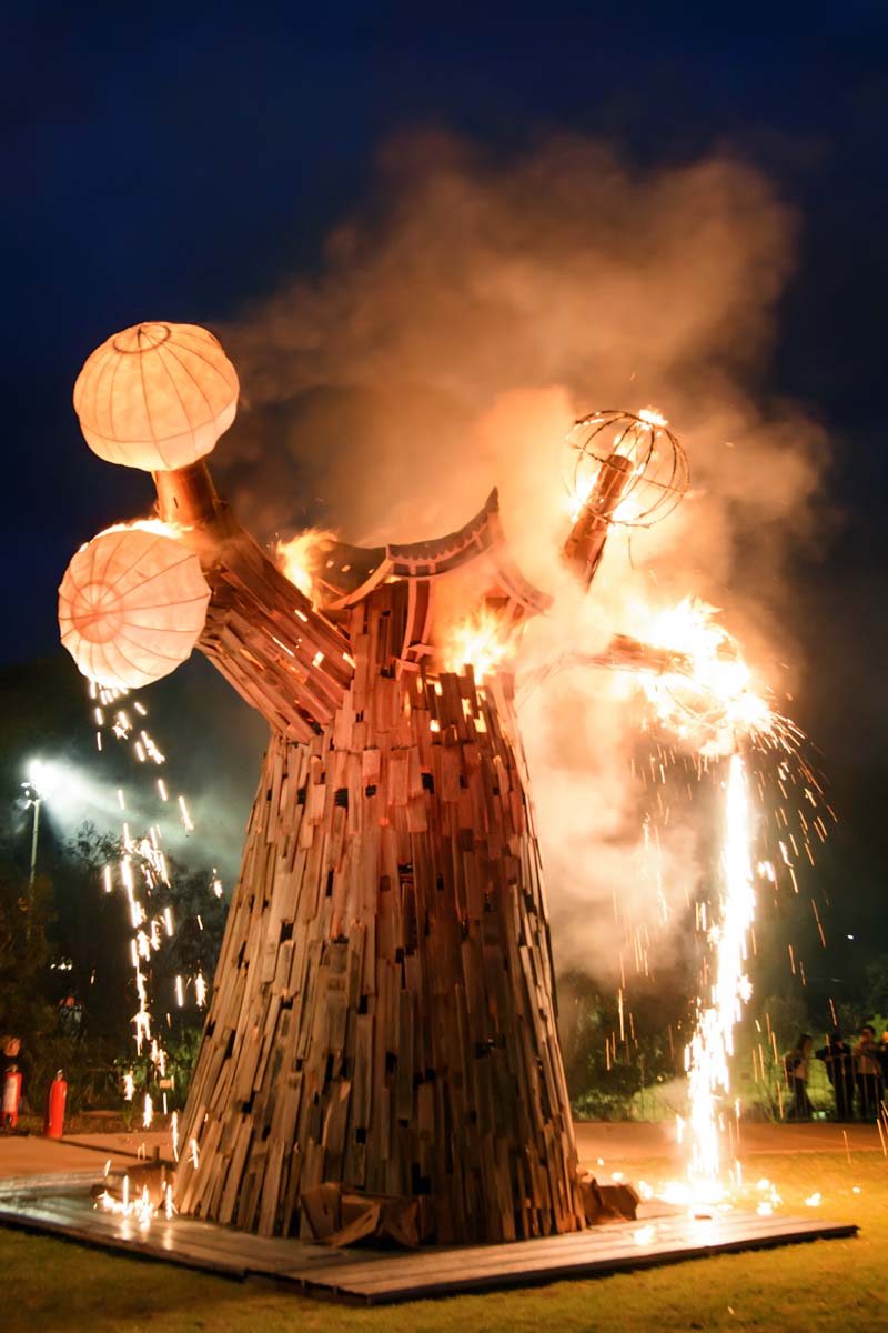 Djerriwarrh Festival Bonfire