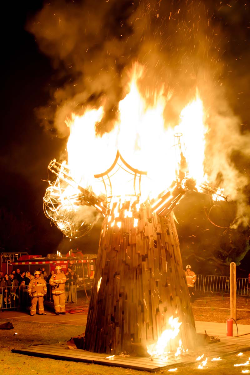 Djerriwarrh Festival Bonfire