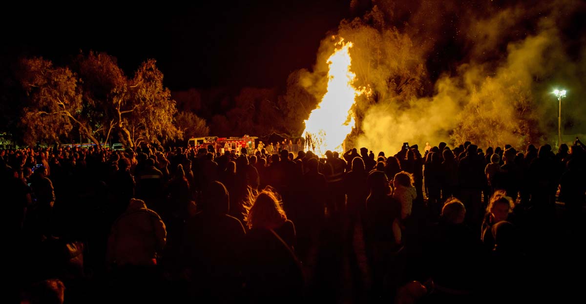 Djerriwarrh Festival Bonfire